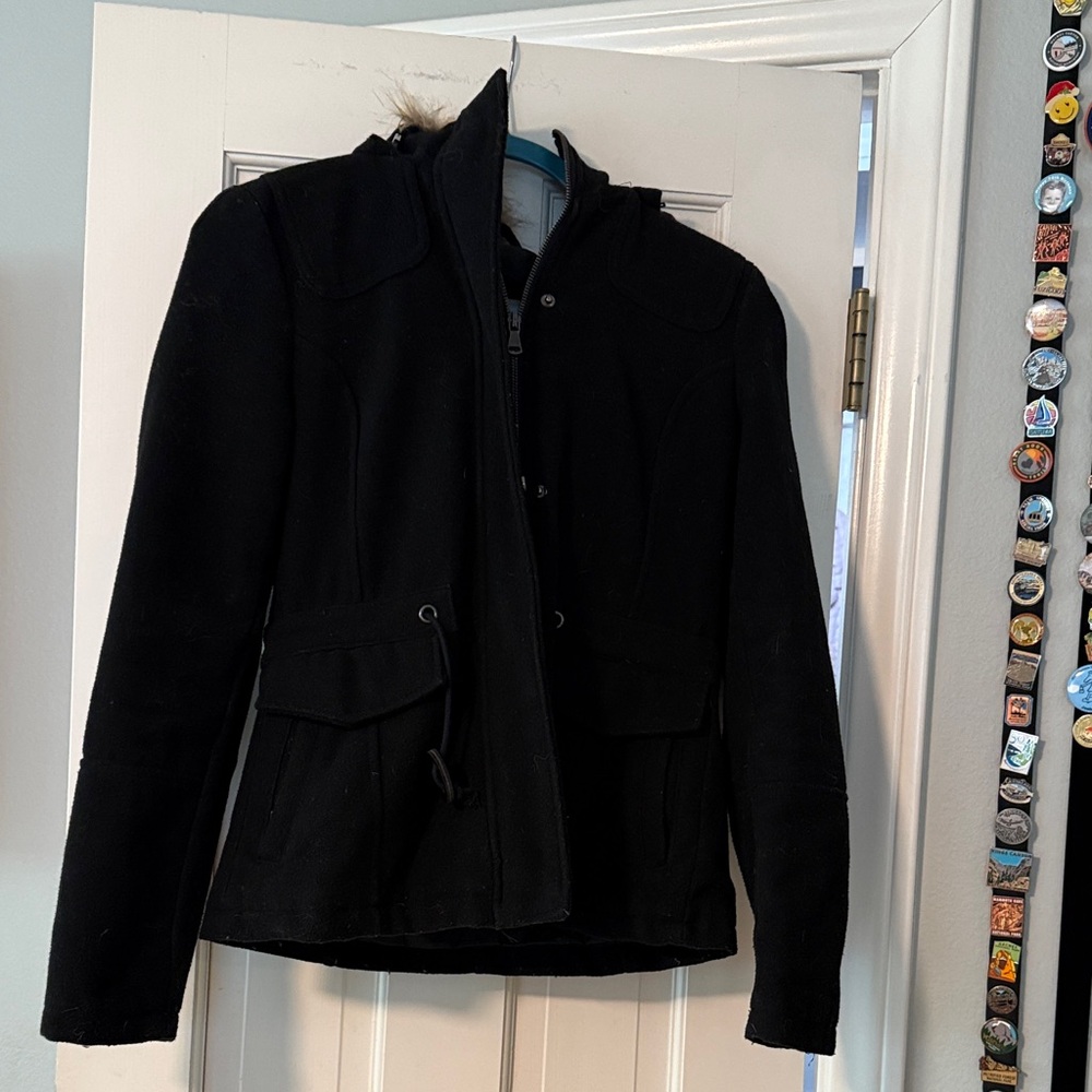 YMI Black Jacket with Quilted Lining